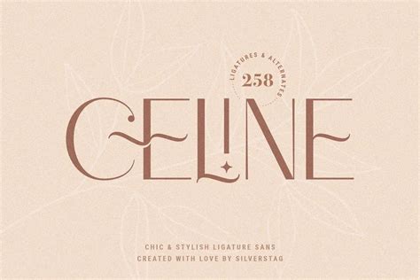 celine paris font|Celine font free.